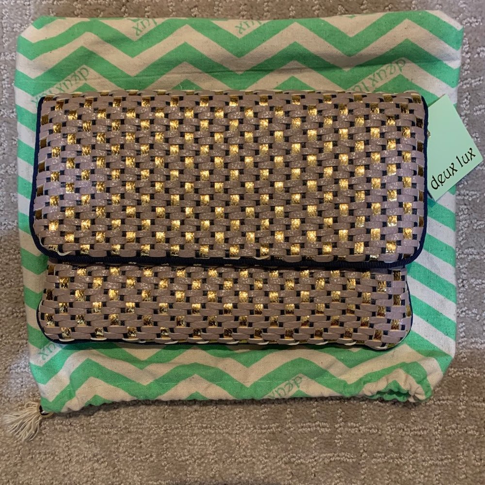 NEW with Tags Deux Lux Clutch